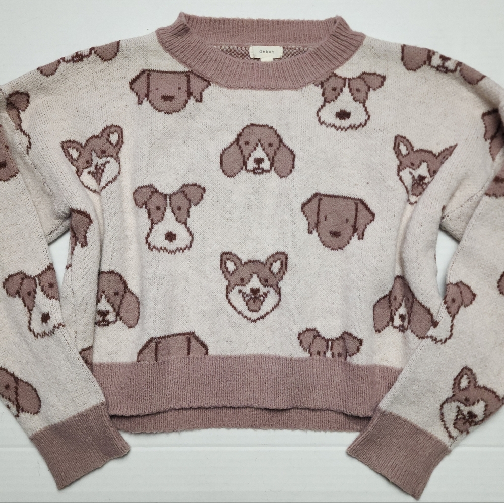 Dog Print Sweater